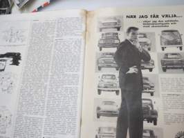 Motor 1963 nr 8, innehåller bl a följande artiklar / bilder / reklam; I pärmbild Simca 1300, Semperit Favorit ringar, Ovarsamhet i korsning, Månadens bilist -