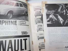 Motor 1963 nr 8, innehåller bl a följande artiklar / bilder / reklam; I pärmbild Simca 1300, Semperit Favorit ringar, Ovarsamhet i korsning, Månadens bilist -