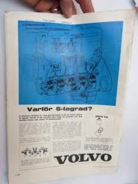 Motor 1963 nr 8, innehåller bl a följande artiklar / bilder / reklam; I pärmbild Simca 1300, Semperit Favorit ringar, Ovarsamhet i korsning, Månadens bilist -