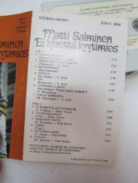 Matti Salminen - Ei kiirettä kyytimies, PSO - Fin-C 2004,  -C-kasetti / C-Cassette