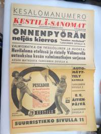 Kestilä-Sanomat 1965 nr 4 -mainosjulkaisu, muotitalon / vaatetustehtaan oma julkaisu, jossa mm. esitellään mm. Pescador-mallisto, Autonäyttely Kestilän