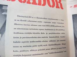 Kestilä-Sanomat 1965 nr 4 -mainosjulkaisu, muotitalon / vaatetustehtaan oma julkaisu, jossa mm. esitellään mm. Pescador-mallisto, Autonäyttely Kestilän