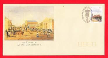 Australia - Ensipäiväkuori FDC - 150Yyears of Local Government/Paikallishallinto 150 v: 31.10.1990.