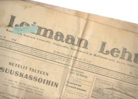 Loimaan Lehti ( Loimaa, Alastaro, Metsämaa, Mellilä) 21.4.1943 nr 16