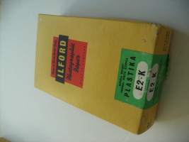 Ilford Photographie Paper  E2 . K -  avattu  vajaa tuotepakkaus 15x9x3,5 cm paino 350 g