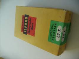 Ilford Photographie Paper  E2 . K -  avattu  vajaa tuotepakkaus 15x9x3,5 cm paino 350 g