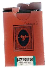 Agfa Brovira Brillant Papier BW 1  -  avattu tuotepakkaus 12x8x2 cm paino 50 g