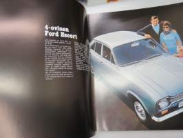 Ford Escort Standard, Escort De Luxe, Escort GT -myyntiesite / brochure