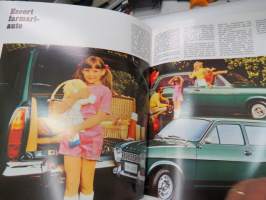 Ford Escort Standard, Escort De Luxe, Escort GT -myyntiesite / brochure