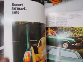 Ford Escort Standard, Escort De Luxe, Escort GT -myyntiesite / brochure