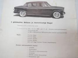 Studebaker Lark -myyntiesite / brochure