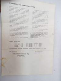 Studebaker Lark -myyntiesite / brochure