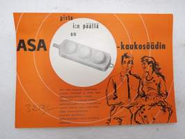 ASA TV kaukosäädin -myyntiesite / brochure