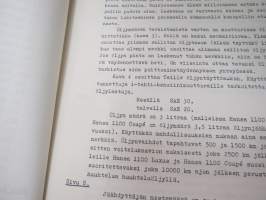 Hansa 1100 käyttö- ja huolto-ohjeita -owner´s manual
