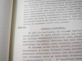 Hansa 1100 käyttö- ja huolto-ohjeita -owner´s manual