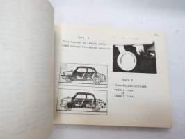 NSU Prinz henkilöauto käyttöohjekirja -owner´s manual