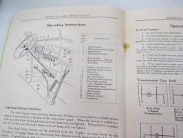 International Motor Truck Models K-6, KS-6, K-7, KS-7, K-8, KR-8, KS-8, K-10, KR-10, KR 11 Including Lubrication Charts -kuorma-auto käyttöohjekirja englanniksi