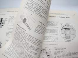 International Motor Truck Models K-6, KS-6, K-7, KS-7, K-8, KR-8, KS-8, K-10, KR-10, KR 11 Including Lubrication Charts -kuorma-auto käyttöohjekirja englanniksi