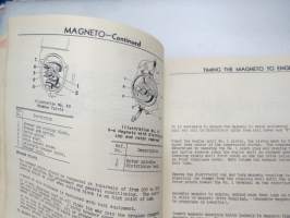 International TrackTractor Model T-6 (Standard and Wide Tread) with exploded viewsa and parts list Instruction Manual -telaketjutraktori, käyttöohjekirja englanniksi