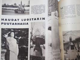 Suomen Kuvalehti 1965 nr 19, ilmestynyt 8.5.1965, sis. mm. seur. artikkelit / kuvat / mainokset; Kansikuva &quot;Kukkia äidille&quot;, Hangon keksit, He ajattelevat