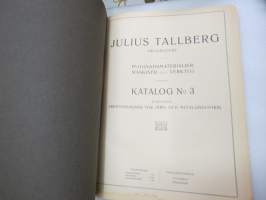 Julius Tallberg - Katalog nr 3 - Arbetsmaskiner för järn- och metallindustrin -metal work machines catalog