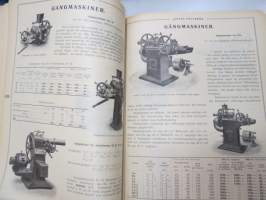 Julius Tallberg - Katalog nr 3 - Arbetsmaskiner för järn- och metallindustrin -metal work machines catalog