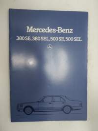 Mercedes-Benz 380 SE, 380 SEL, 500 SE, 500 SEL 1985 -myyntiesite