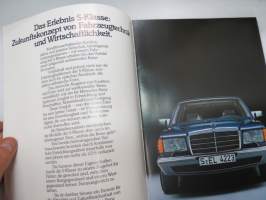 Mercedes-Benz 380 SE, 380 SEL, 500 SE, 500 SEL 1985 -myyntiesite