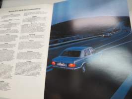 Mercedes-Benz 380 SE, 380 SEL, 500 SE, 500 SEL 1985 -myyntiesite