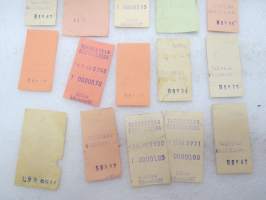 Osuuskauppa ym. kassakuitteja 15 kpl  / cash register receipts