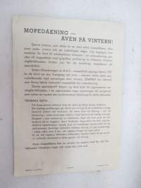 Semperit M &amp; S däck för mopeder -rengasmainos / tyre brochure