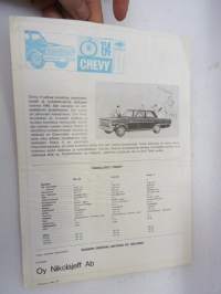 Chevrolet / Chevelle  / Chevy II 1964 -myyntiesite / brochure
