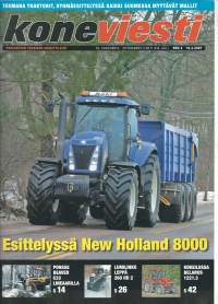 Koneviesti  2007 nr 4  / traktorit kaikki Suomessa myytävänä olevat mallit