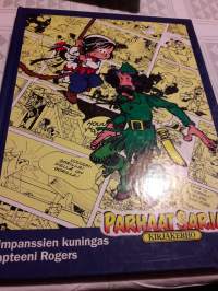 Parhaat sarjat- Simpanssinen kuningas, Kapteeni Rogers/  Kirjakerho. P. 1987.