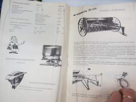 McCormick traktorikylvökoneet SD &quot; &amp; 10 - SD 2 &amp; 70, SB-230, SC-275, SCA-360 -myyntiesite / brochure