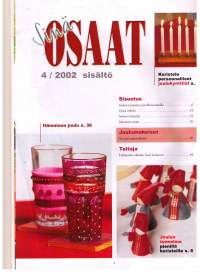 Sinä osaat. käsityölehti./ numero 4. 2002. Kaavat tallella  ja  avaamatta.