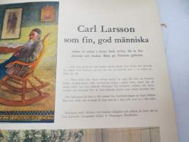 Husmodern - Julnummer, pärmbild av Carl Larsson (+ artikel av honom), innehåller flera olika artiklar och illustrationer samt reklam -christmas issue, in swedish