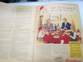 Husmodern - Julnummer, pärmbild av Carl Larsson (+ artikel av honom), innehåller flera olika artiklar och illustrationer samt reklam -christmas issue, in swedish