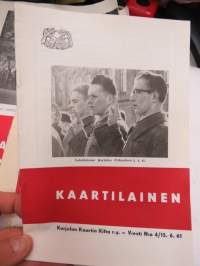 Kaartilainen - Karjalan Kaartin-Prikaatin Kilta ry lehtiä vv. 1963-1973 13 kpl -SA-Finnish Army military unit magines