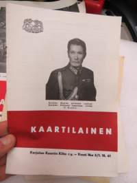 Kaartilainen - Karjalan Kaartin-Prikaatin Kilta ry lehtiä vv. 1963-1973 13 kpl -SA-Finnish Army military unit magines