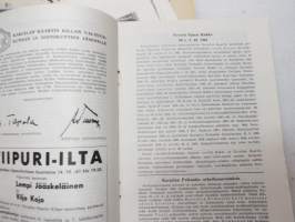 Kaartilainen - Karjalan Kaartin-Prikaatin Kilta ry lehtiä vv. 1963-1973 13 kpl -SA-Finnish Army military unit magines