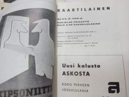 Kaartilainen - Karjalan Kaartin-Prikaatin Kilta ry lehtiä vv. 1963-1973 13 kpl -SA-Finnish Army military unit magines