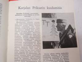 Kaartilainen - Karjalan Kaartin-Prikaatin Kilta ry lehtiä vv. 1963-1973 13 kpl -SA-Finnish Army military unit magines