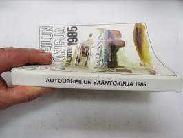 Autourheilun sääntökirja ja kilpailukalenteri 1985 -rules and calendar for car motor sports in Finland