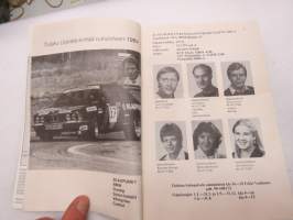 Autourheilun sääntökirja ja kilpailukalenteri 1985 -rules and calendar for car motor sports in Finland