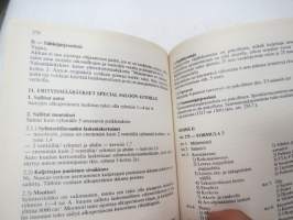 Autourheilun sääntökirja ja kilpailukalenteri 1985 -rules and calendar for car motor sports in Finland