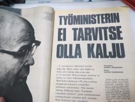 Hymy lehti 1967 nr 10 lokakuu, sis. mm. seur. artikkelit / kuvat / mainokset; Kansikuva Liana Kaarina (kuvannut J. Poutanen), Harri Piitulainen - Kolmen vuoden