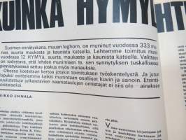 Hymy lehti 1967 nr 10 lokakuu, sis. mm. seur. artikkelit / kuvat / mainokset; Kansikuva Liana Kaarina (kuvannut J. Poutanen), Harri Piitulainen - Kolmen vuoden