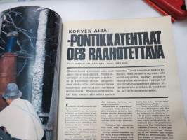 Hymy lehti 1967 nr 10 lokakuu, sis. mm. seur. artikkelit / kuvat / mainokset; Kansikuva Liana Kaarina (kuvannut J. Poutanen), Harri Piitulainen - Kolmen vuoden