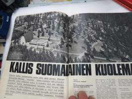 Hymy lehti 1967 nr 10 lokakuu, sis. mm. seur. artikkelit / kuvat / mainokset; Kansikuva Liana Kaarina (kuvannut J. Poutanen), Harri Piitulainen - Kolmen vuoden